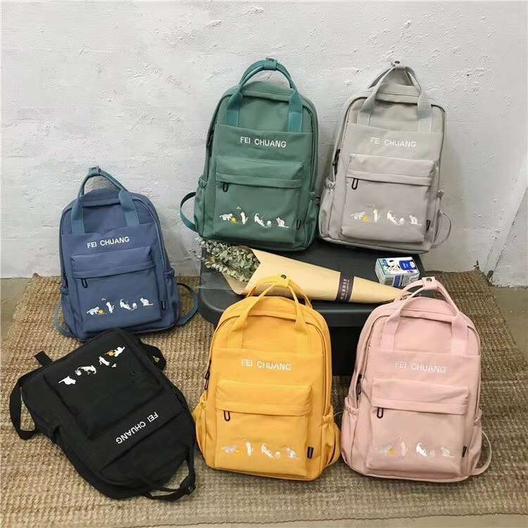 休闲学生书包，手提，单背图