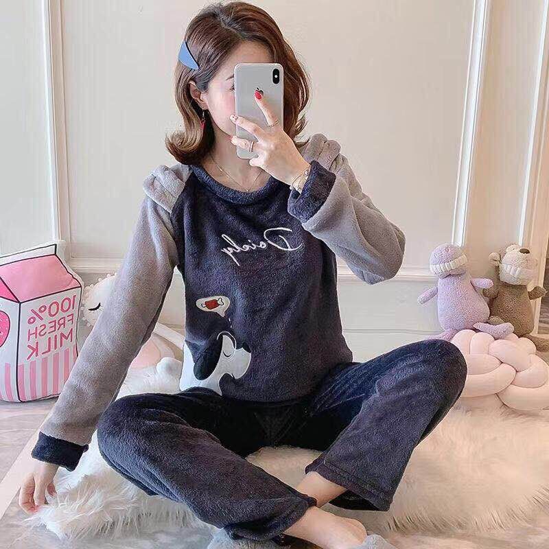 Flannel Men's And Women's Pajamas Set, Many Styles, Affordable, Welcome New And Old Customers To Buy undefined