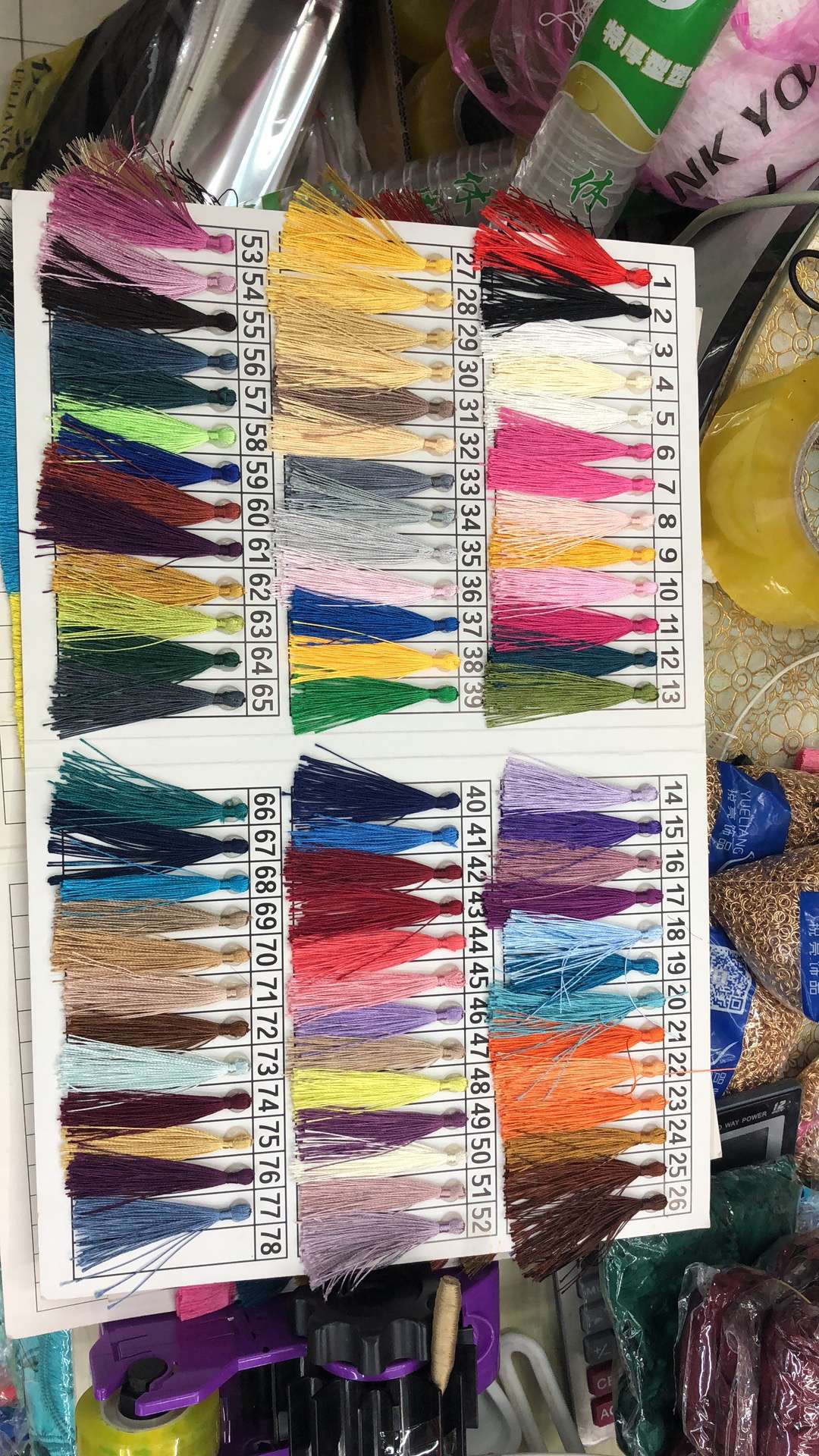 Tassel Pendant Accessories Headwear Clothes Car Pendant Fashion Popular Day Trend Hand Factory Direct details Picture