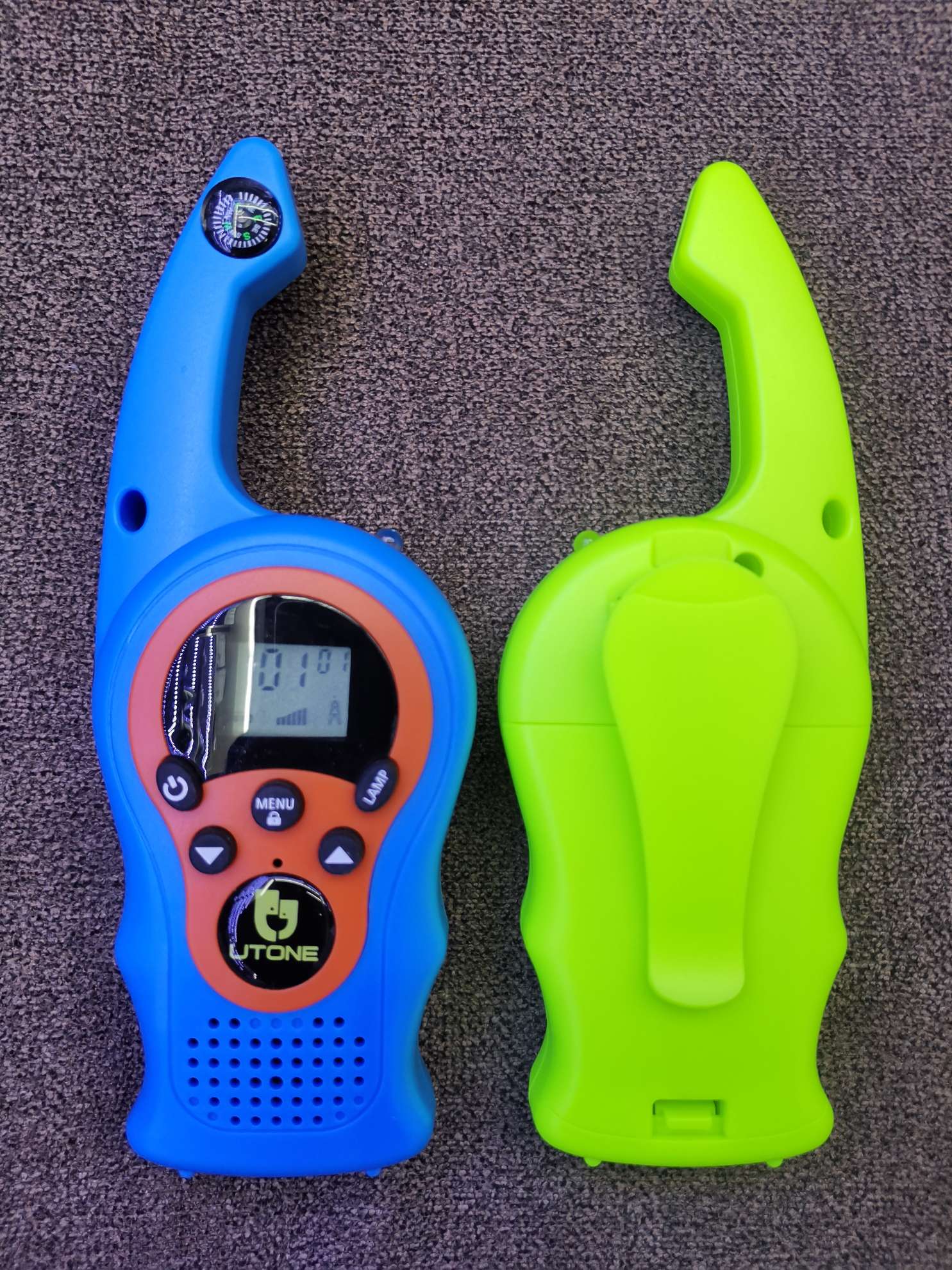 Factory direct cartoon mini children's toys outdoor supermarket restaurant beauty salon intercom Item Picture