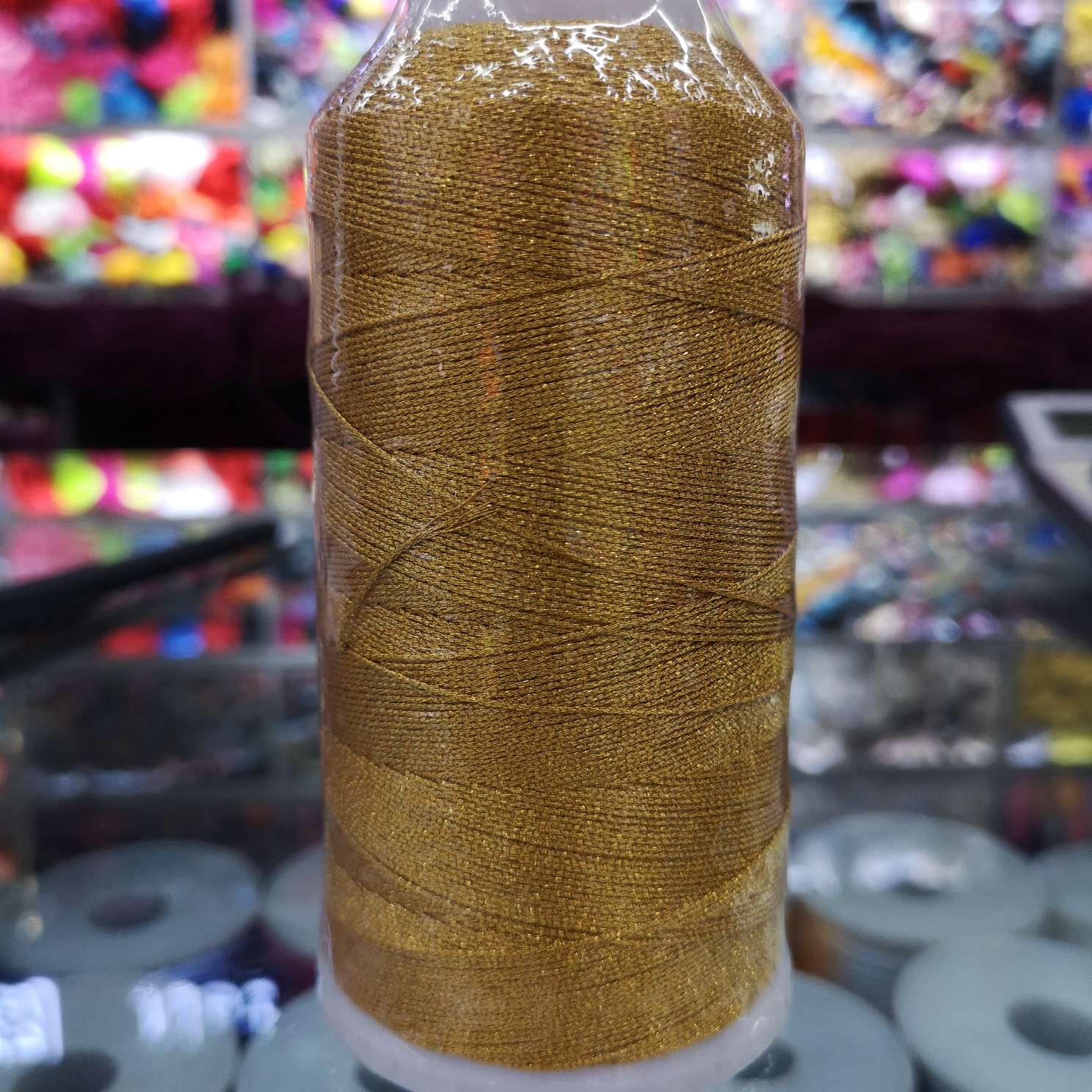 大卷3股6股9股12股金线金银线股线编织线彩色手链相思豆金丝线15