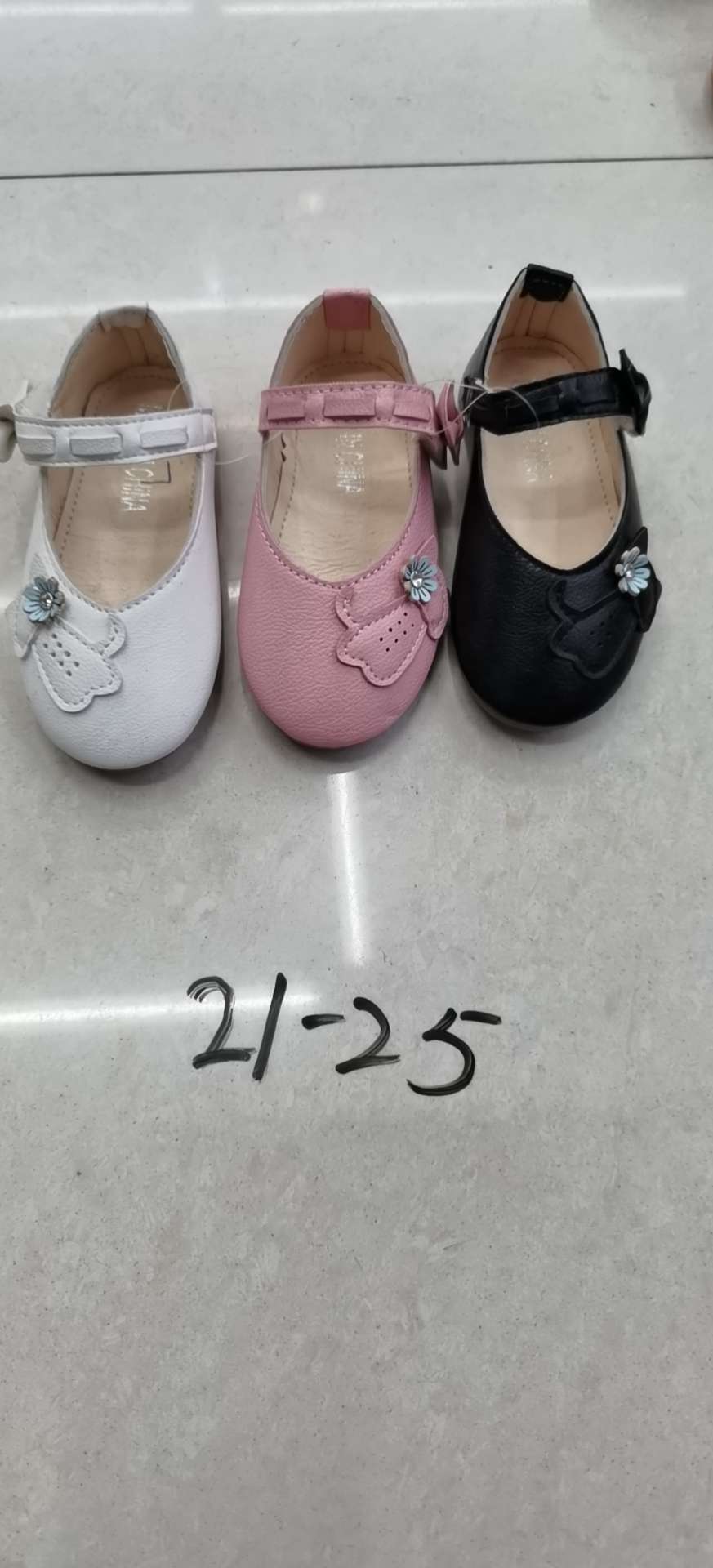 2023 Spring Children Students Perform Korean Version Of Girls' Bow Girls' Leather Shoes 02 Leather Inner Casual Etiquette Shoes