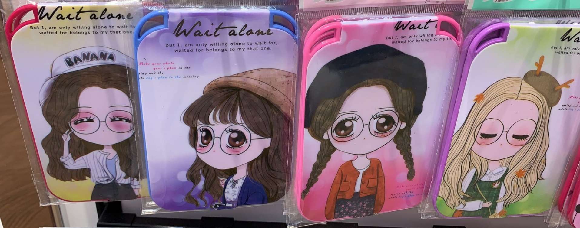 Cartoon Makeup Mirror Cd Baby Mirror Table Mirror Application Scenario