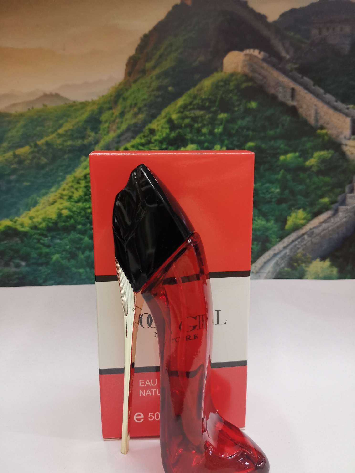50g high-heeled women's perfume with Oriental fragrance, fresh and long-lasting scent. Factory direct sales for export Specification image
