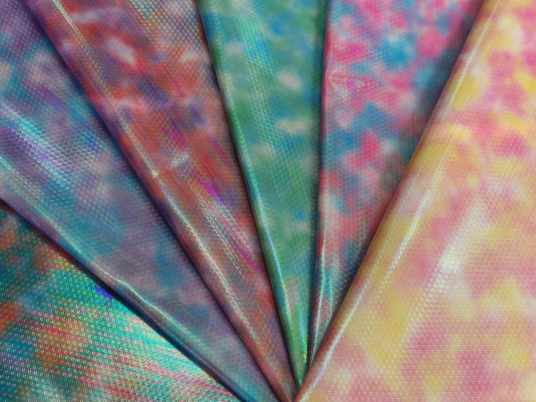 Colorful PU tie-dyed luggage packaging handbags Specification image