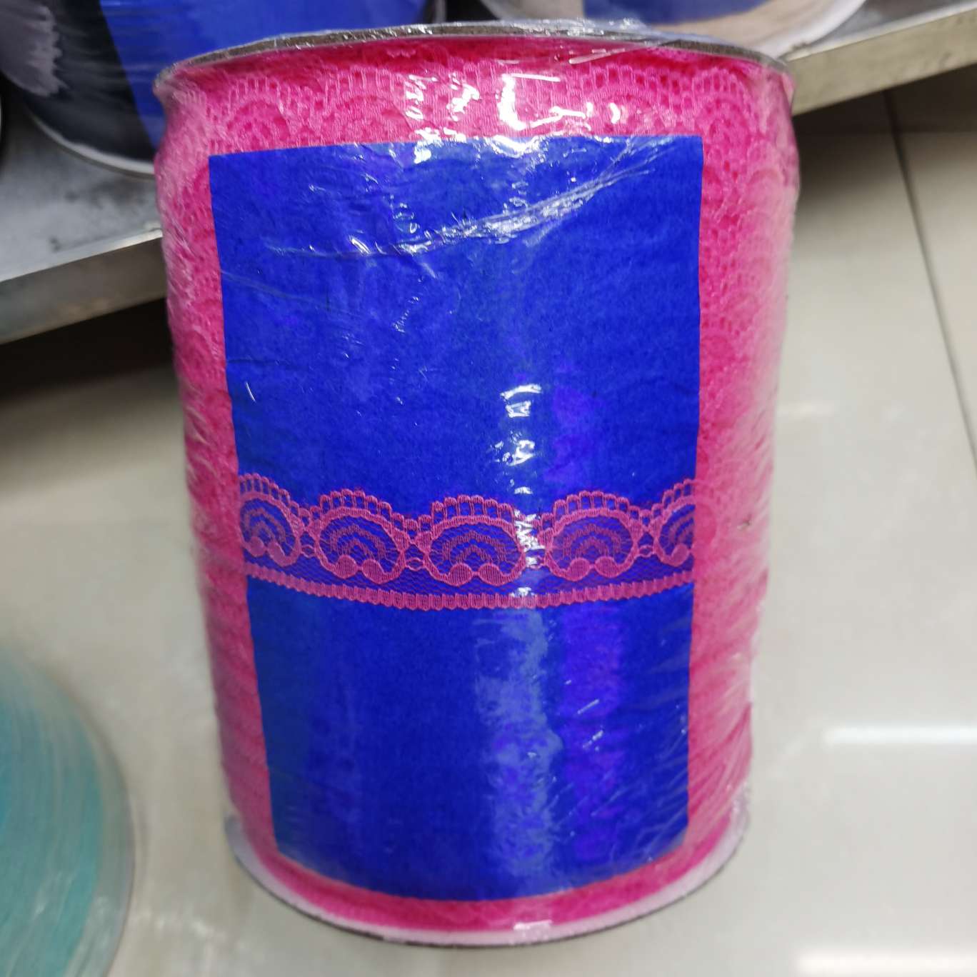 2.3CM small heart-shaped lace trim, non-elastic lace trim, colorful stock available