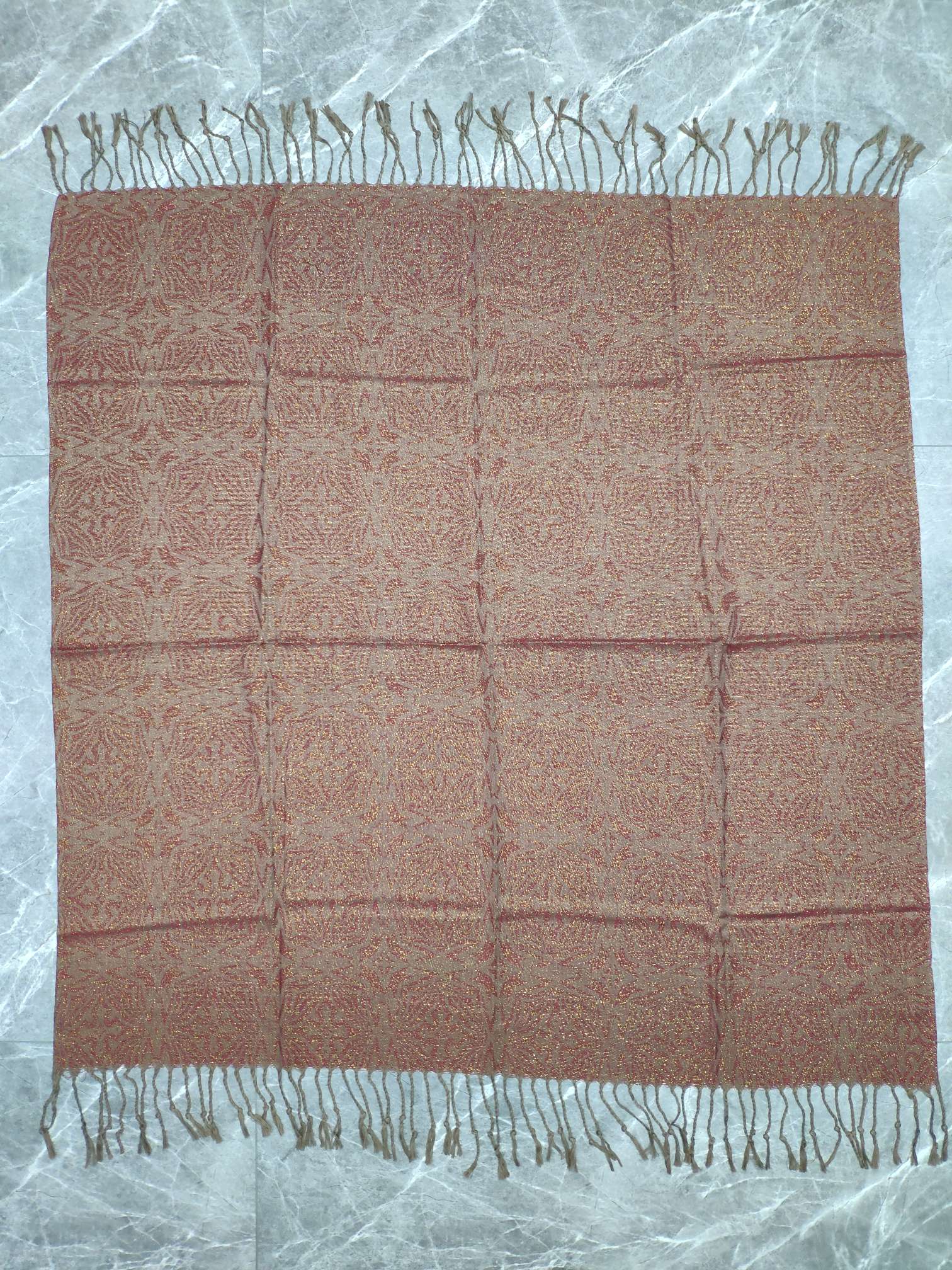 Gold Silk Beard Square Bh330 details Picture