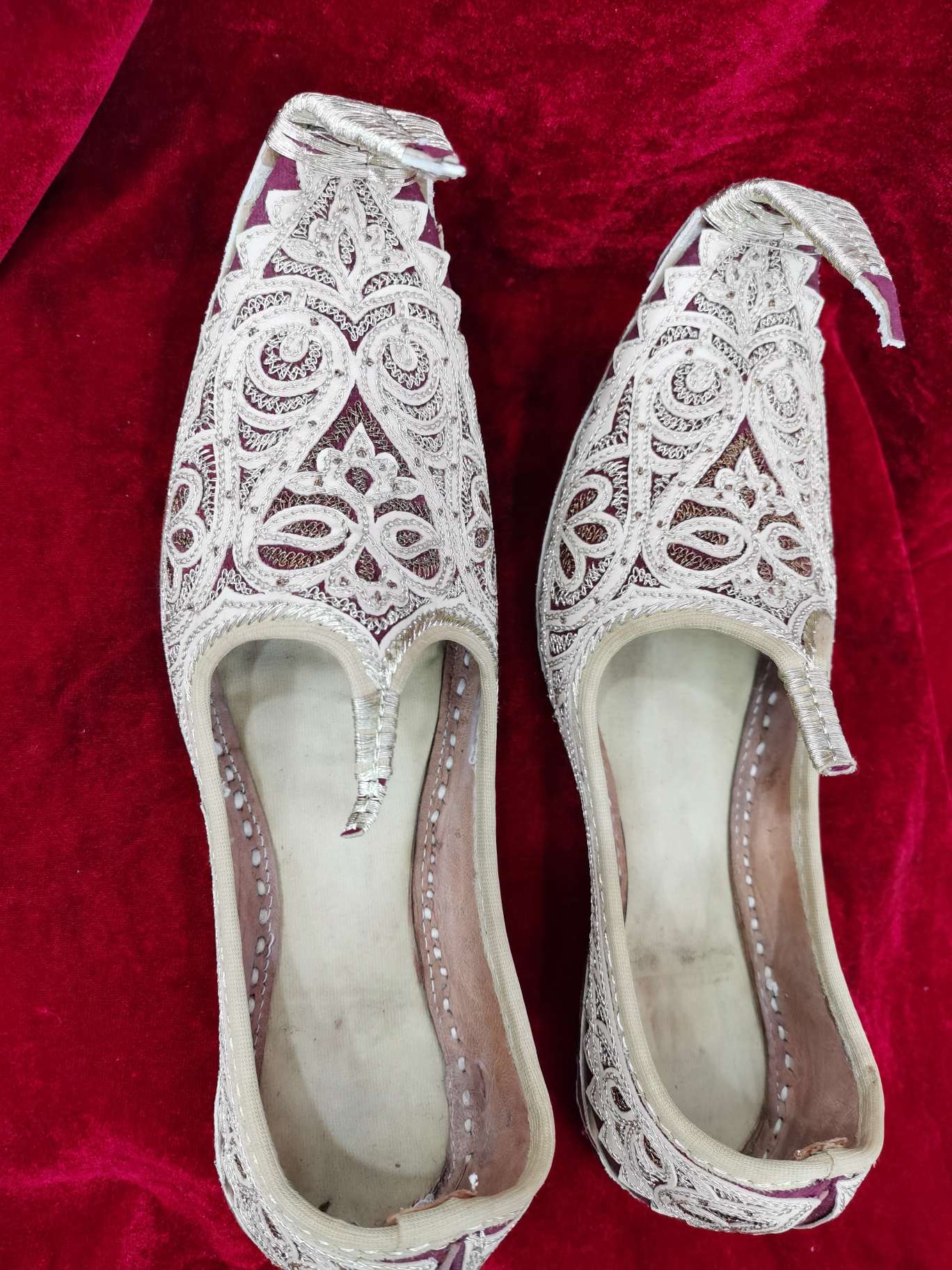 辉珍工艺印度手工羊皮鞋D