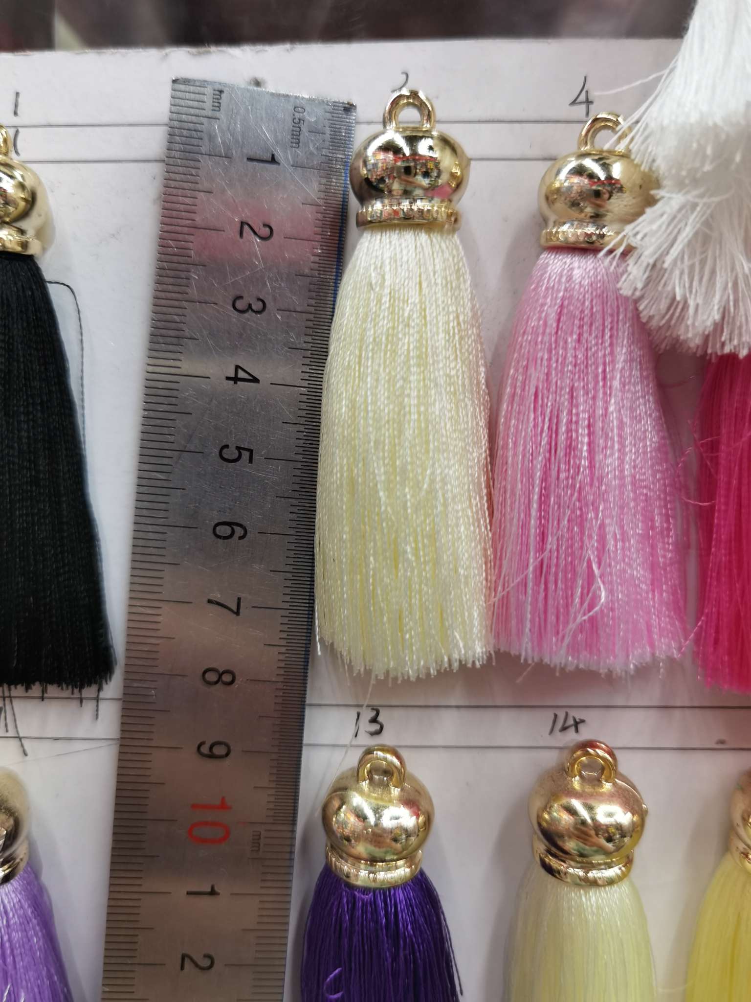 Hat Hat Bell Tassel Jewelry Headwear Accessories Accessories Clothing Bags Accessories Vertical Tassel Tassel Head Specification drawing