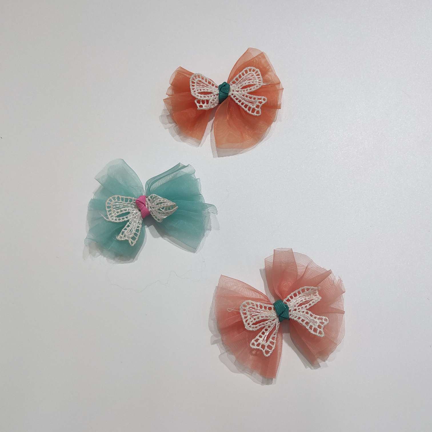 Net Bow Headpiece Floret Dress Flower Accessories Floret details Picture