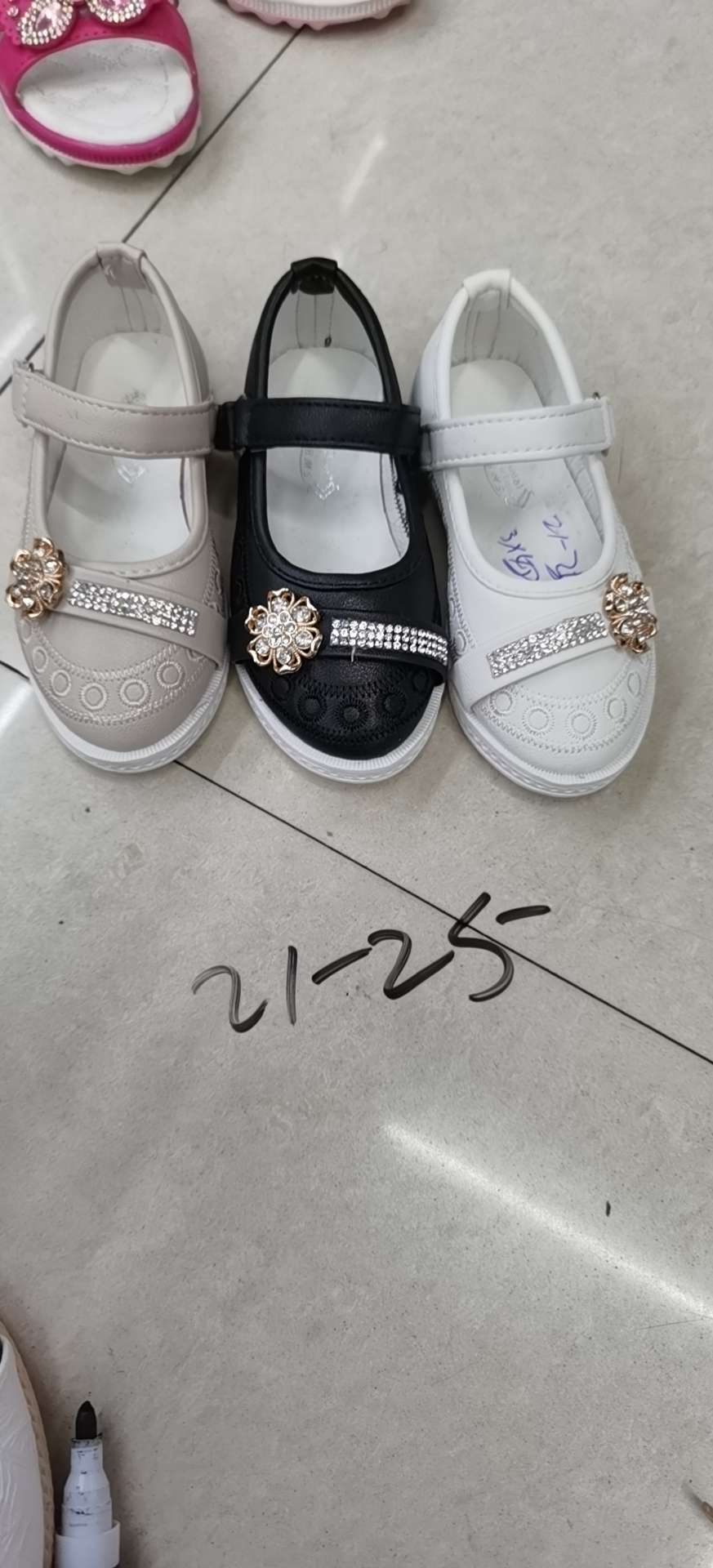 2023 Spring Children Learn Small Shoes For Girls 016 Leather Inside Leisure Etiquette Shoes