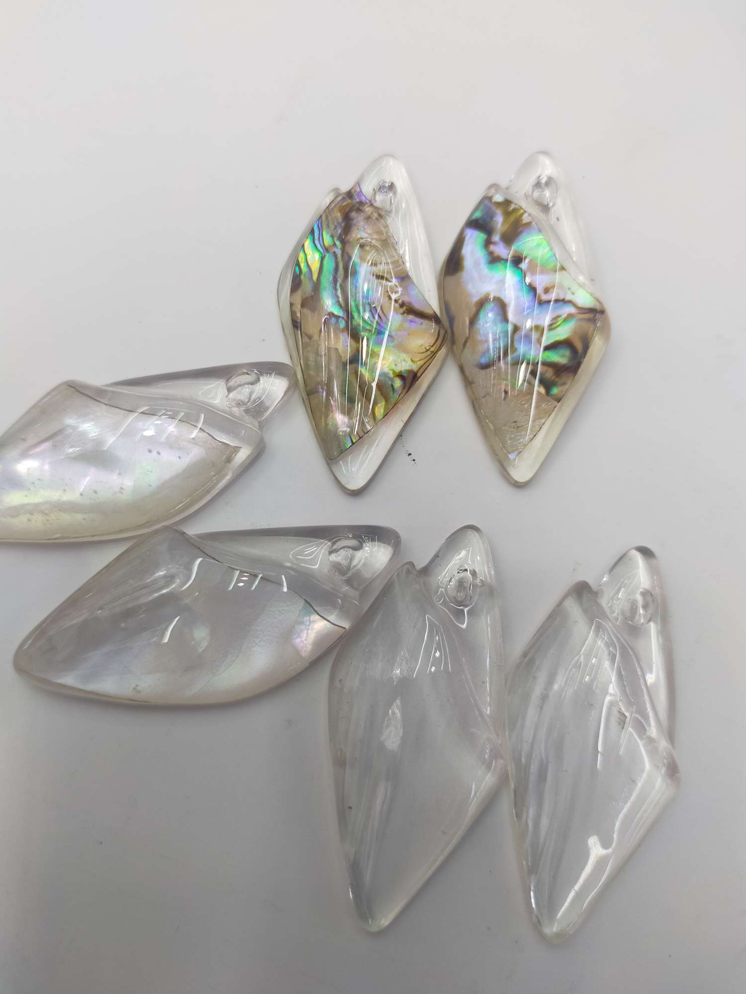 Hot style resin shell color shell earrings hair clip accessories, manufacturers direct a large number of spot thumbnail