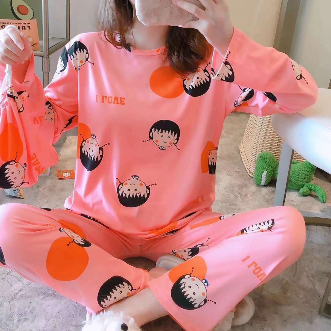 Ladies' cloth pajama suit, can be worn outside the home thumbnail