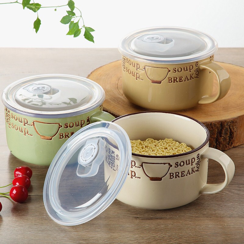 Stamp 5.25 inch noodle cup (brown) thumbnail