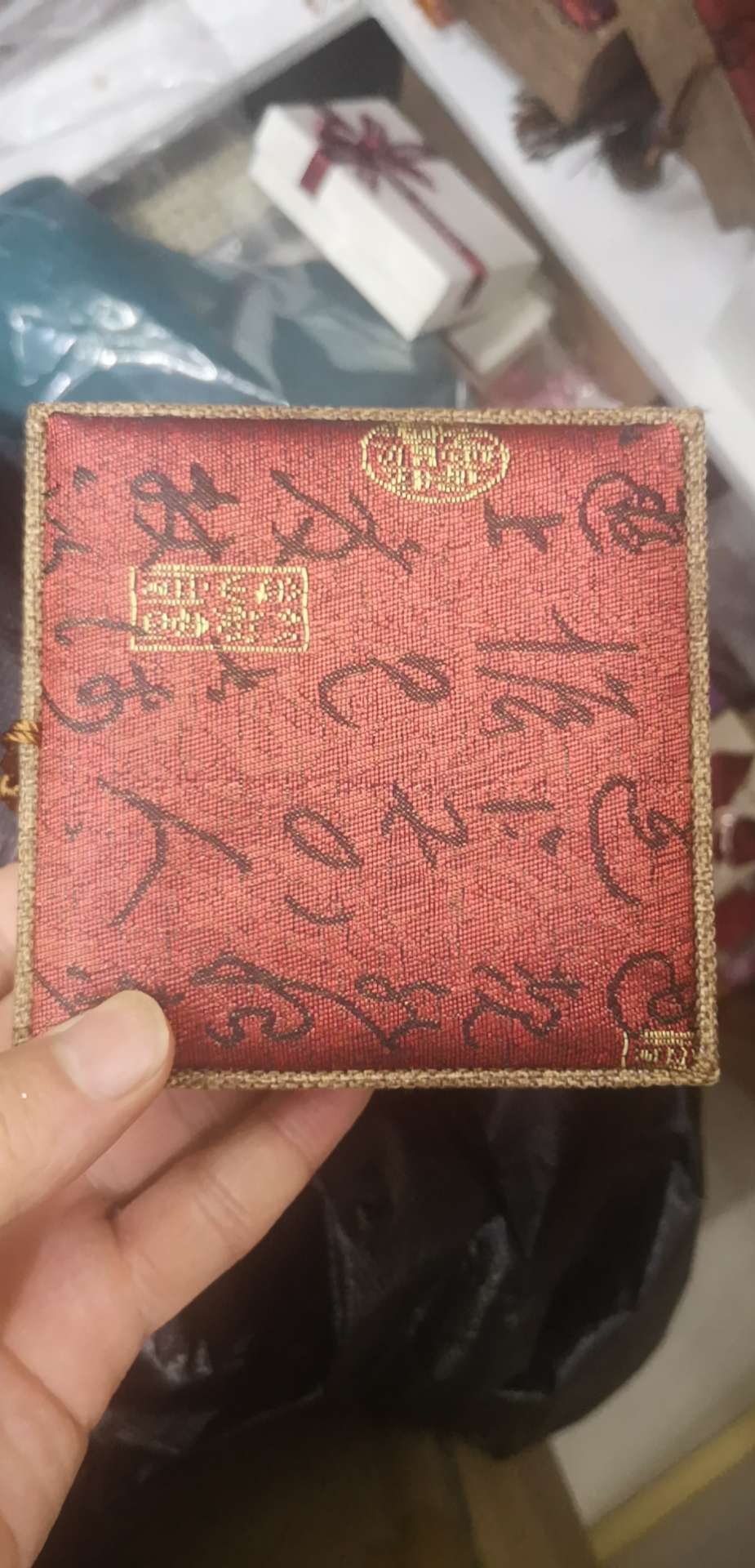 简洁大方精致设计热销手镯木盒宝欣优品饰品展示包装