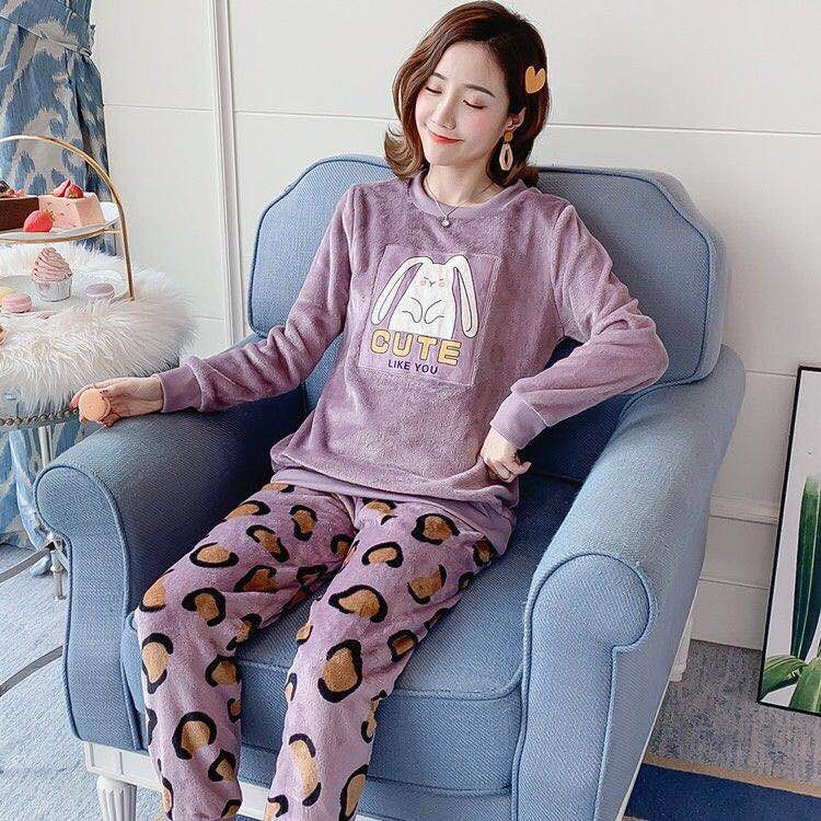 Flannel Men's And Women's Pajamas Set, Many Styles, Affordable, Welcome New And Old Customers To Buy Application Scenario