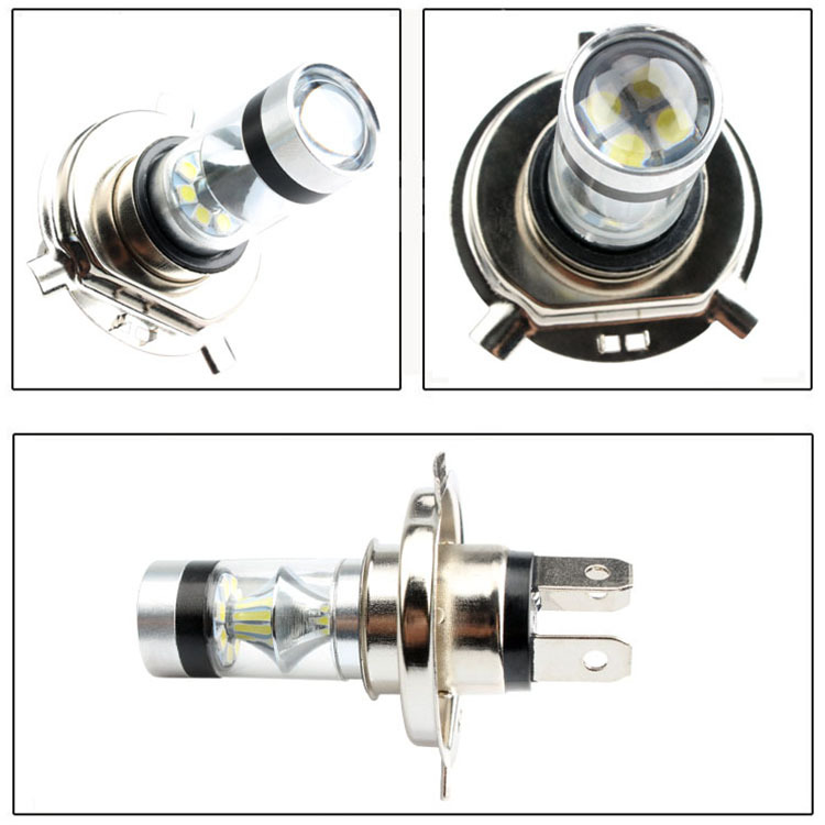 Automobile high-power LED fog lamp 3030LED H4 100W 20LED fog lamp near and far light thumbnail