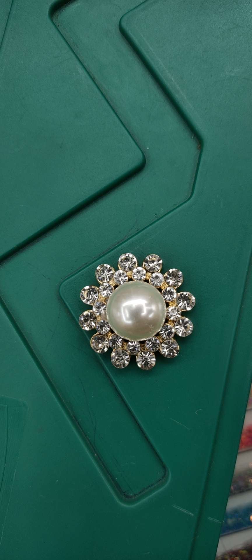 Floral Jewelry Brooch New Rhinestone Pearl Brooch Pin Fashion Wear Accessories Corsage Collar Pin B Rooch