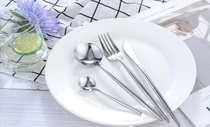 Web celebrity knives and forks series stainless steel wire-drawing main forks