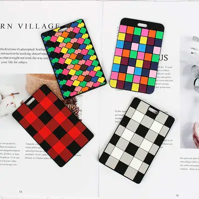 PVC soft plastic luggage boarding pass thumbnail