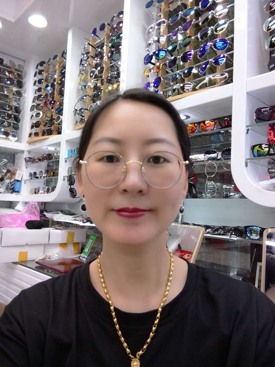 Glasses work late at night