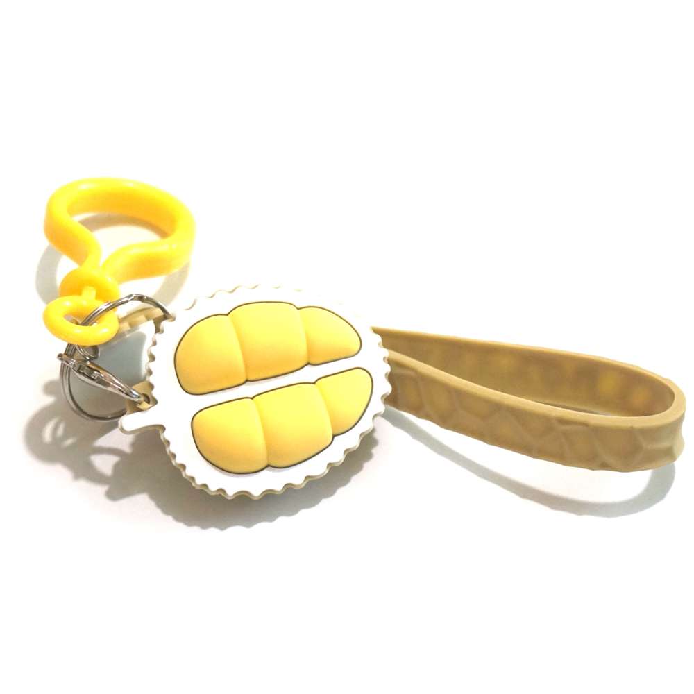 Cartoon soft plastic pendant PVC key chain