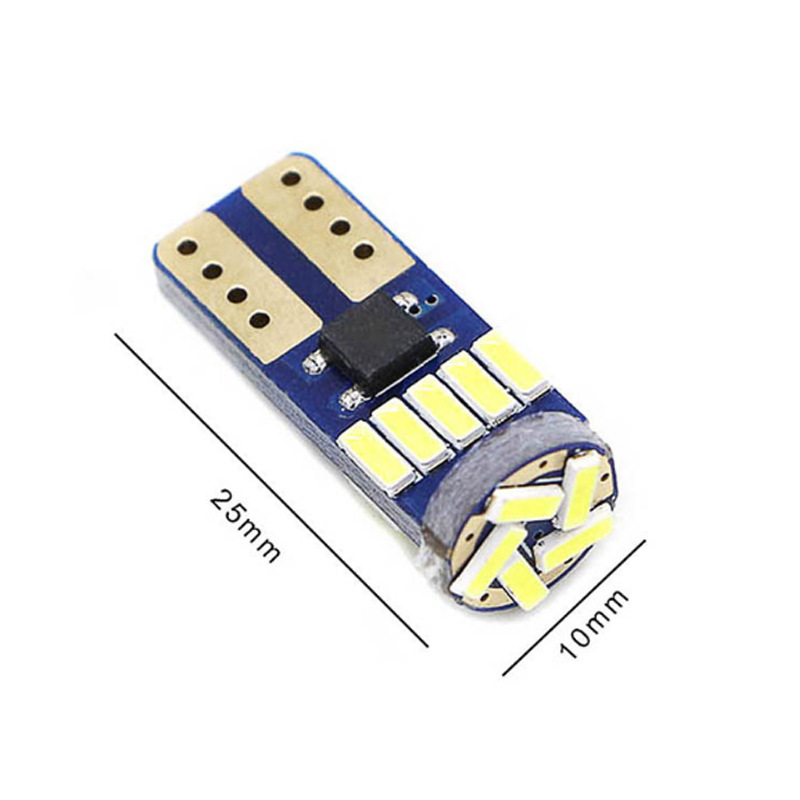 解码示宽灯t10汽车led灯 4014 15smd 示宽灯w5w牌照灯高亮汽摩及配件汽车用品车灯