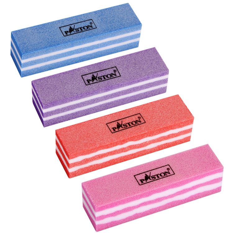 柏斯特方块美甲工具海绵搓条抛光指甲锉修甲磨条指甲磨砂条HMC-9