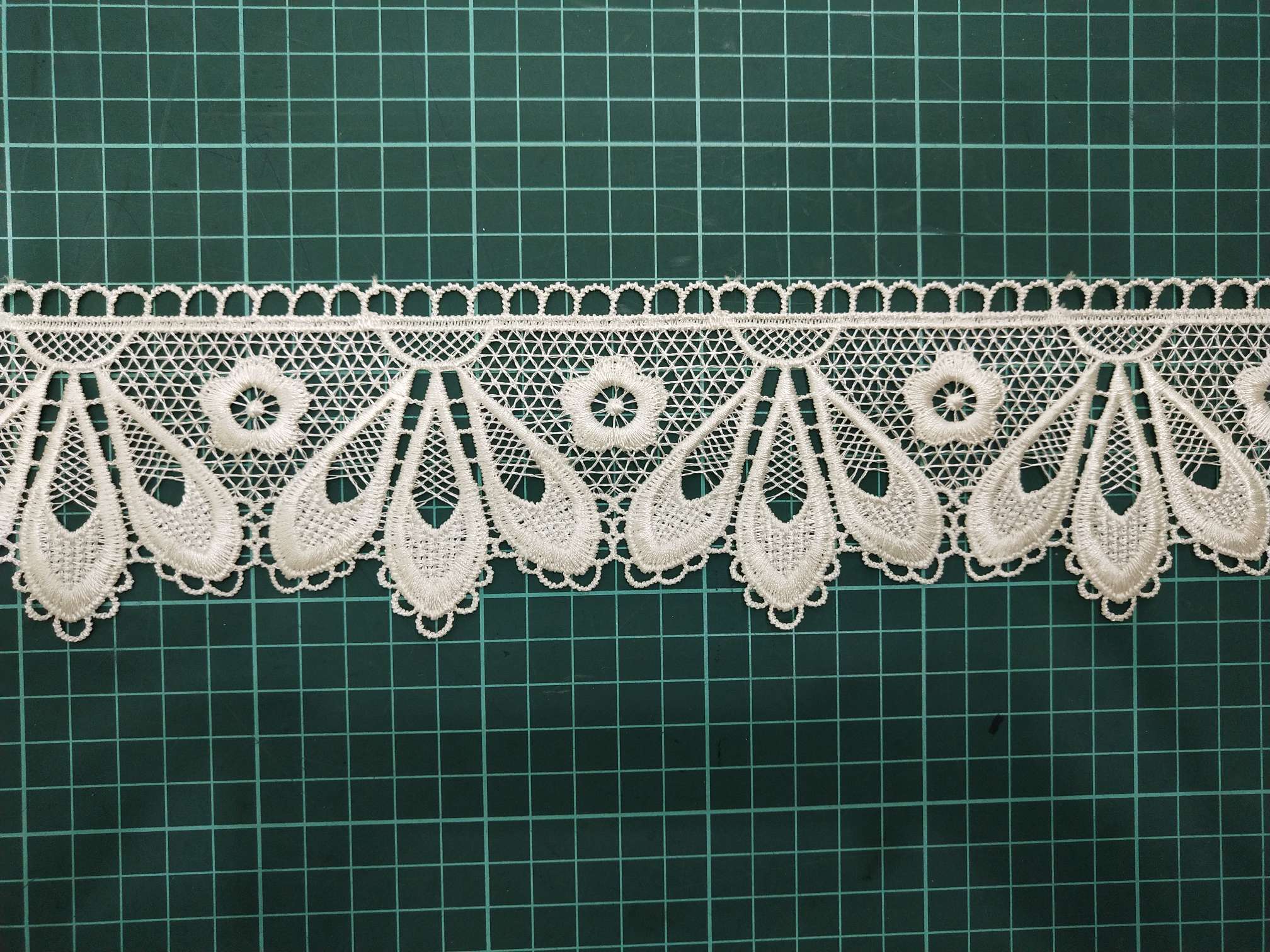 Best-selling water-soluble lace 3-strand polyester computerized embroidery