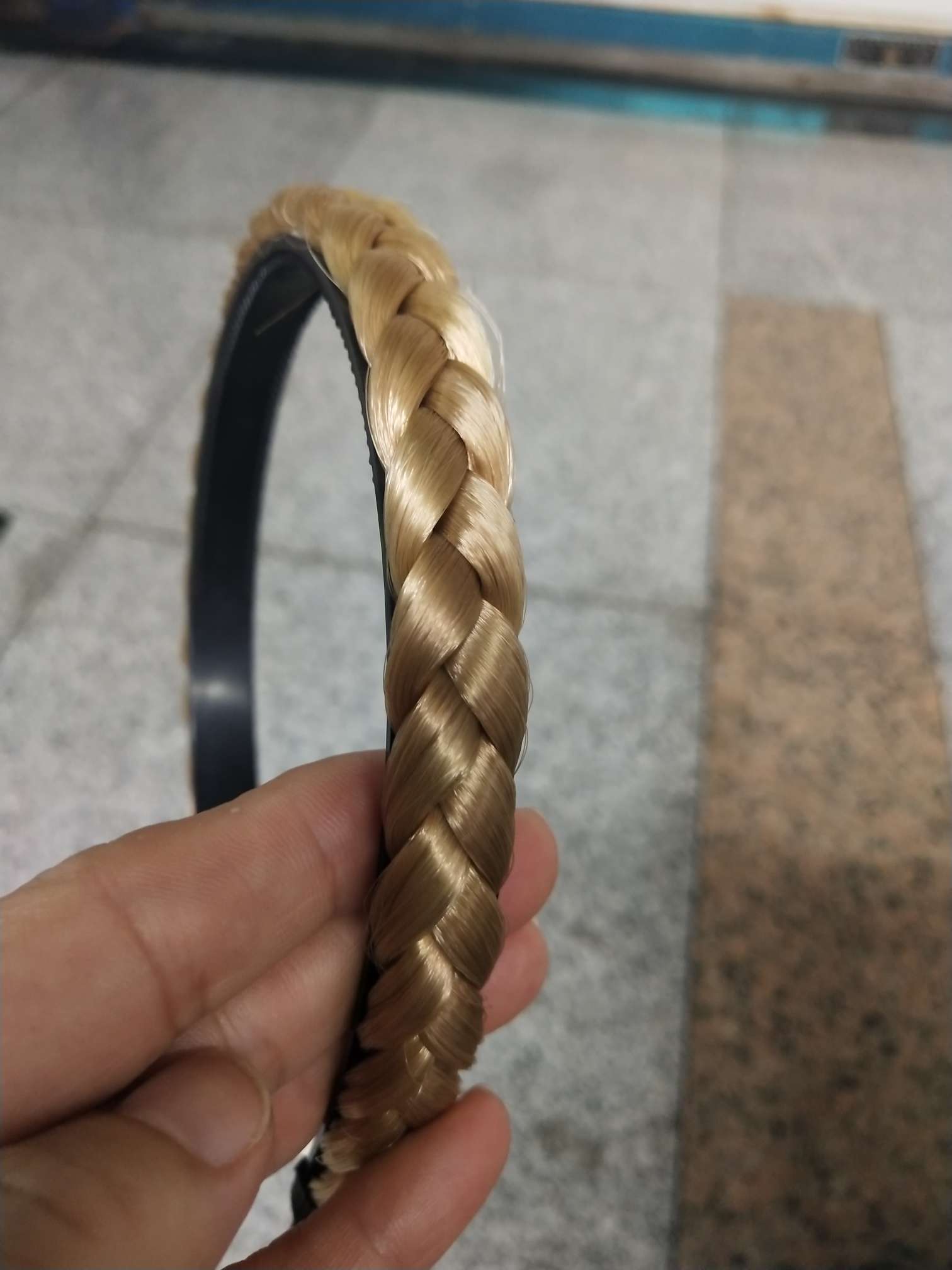 Wigs are braided