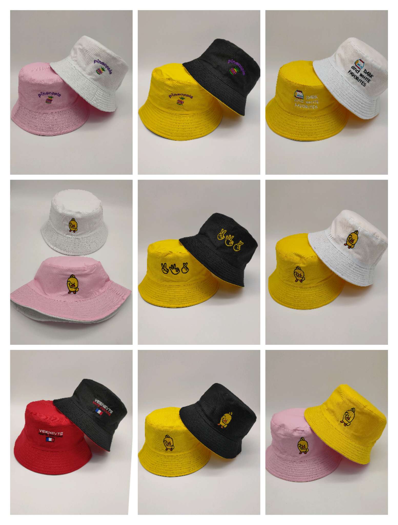 Double-sided fisherman's hat undefined