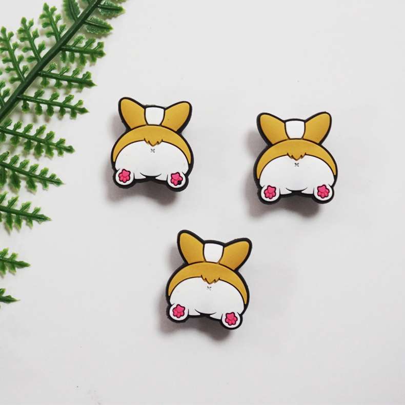 Animal cartoon software shoes buckle hole shoes flower