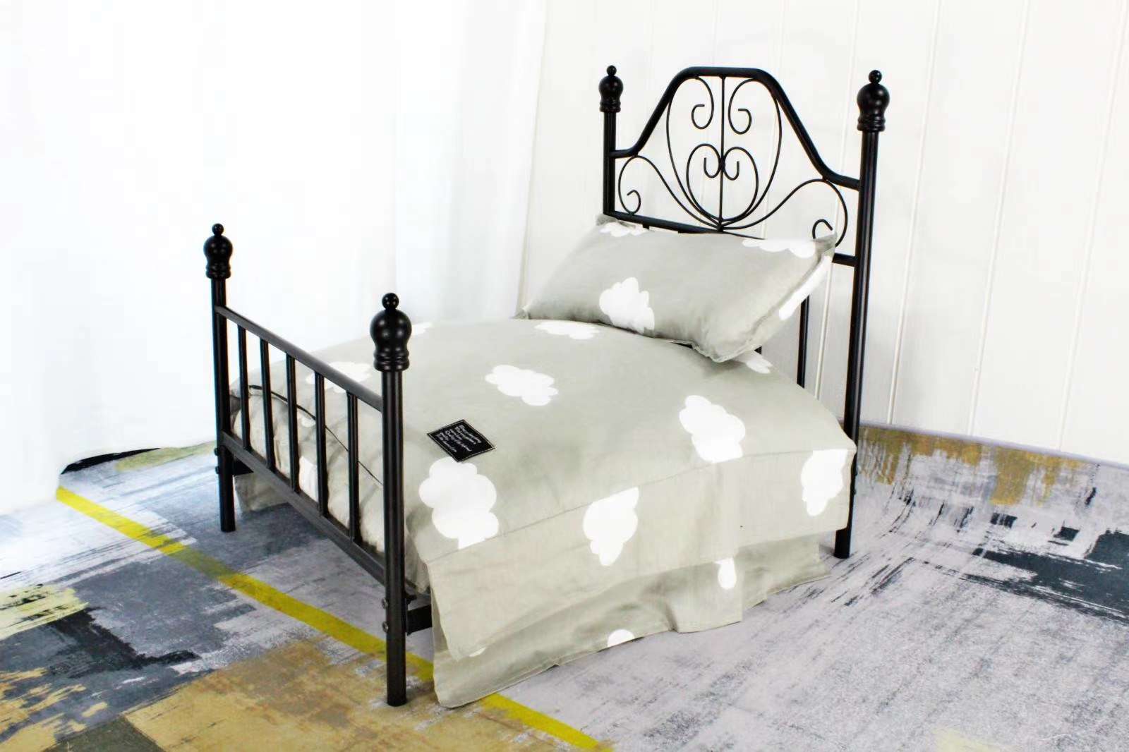 🐾 2020爆款宠物床系列
铁艺宠物床架+纯棉床品四件套
床品垫子全可拆洗
现预订中，宠物宝宝们有福啦！详情图9