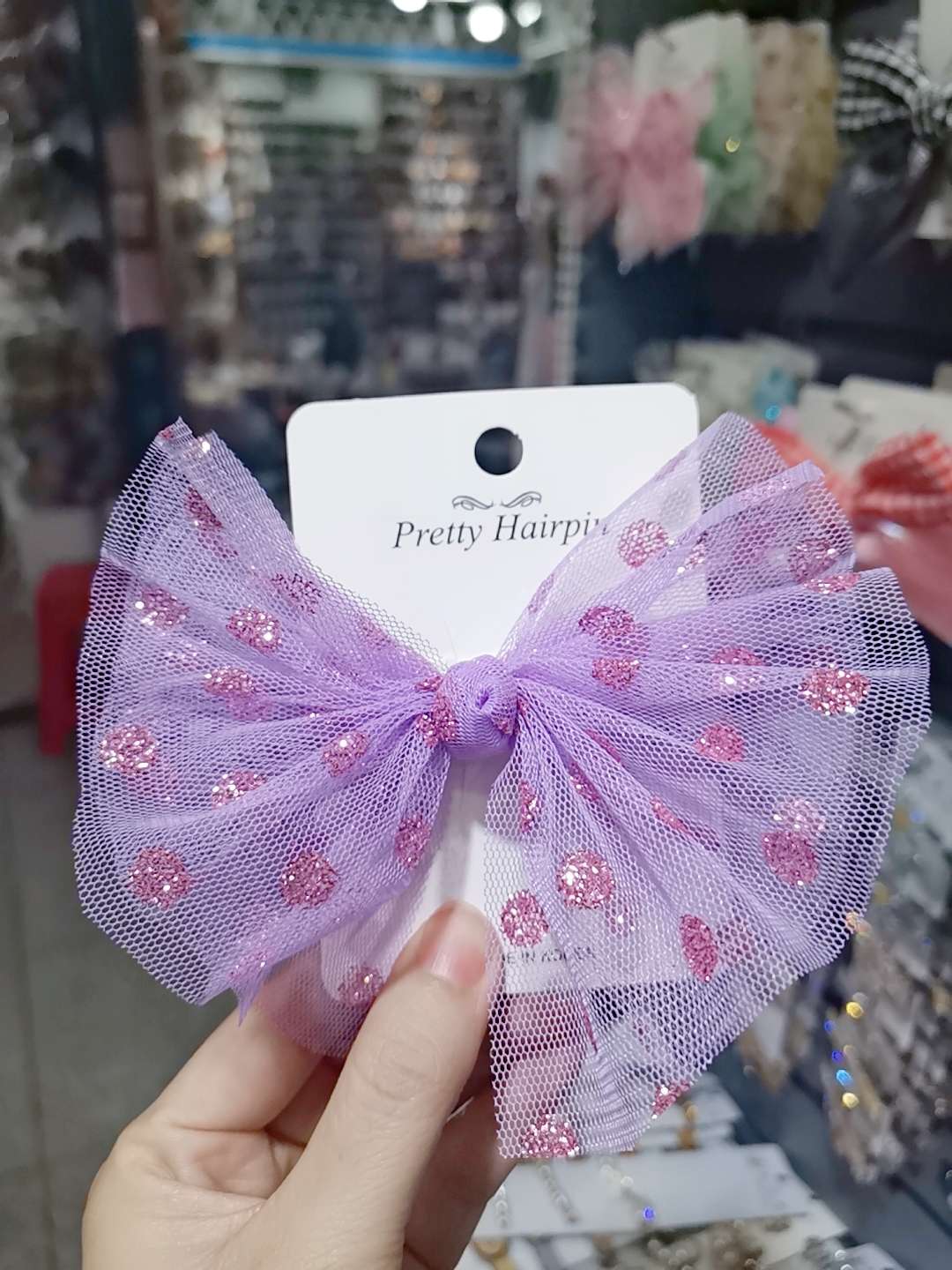 七彩粉蝴蝶结产品图