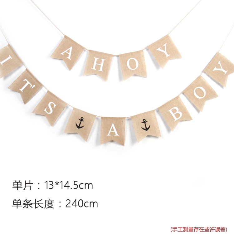 麻布燕尾横幅详情图6