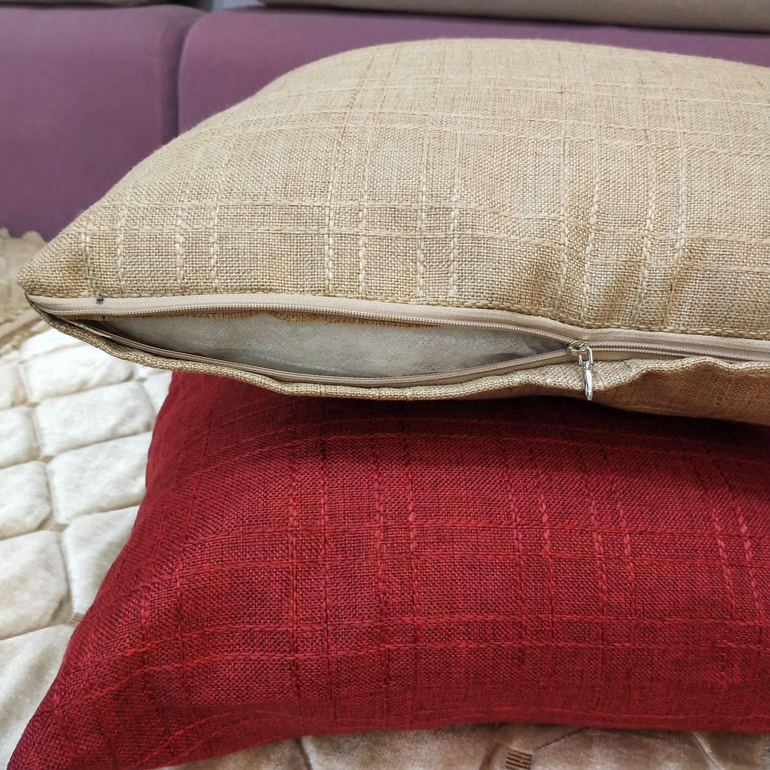 素色简约现在办公室沙发靠垫汽车靠枕纯色家用客厅靠背详情图6