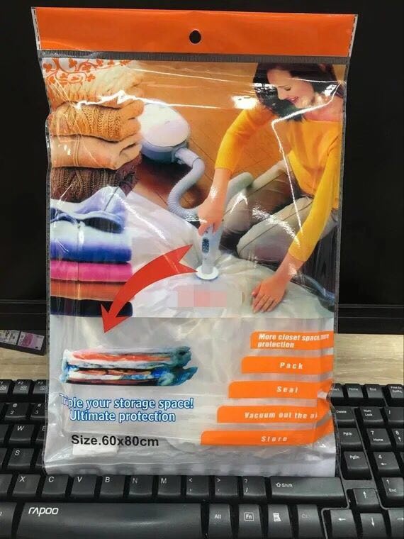真空压缩袋棉被收纳袋厂家直销单个包装出口畅销热卖地摊爆款压缩袋抽真空小号袋子