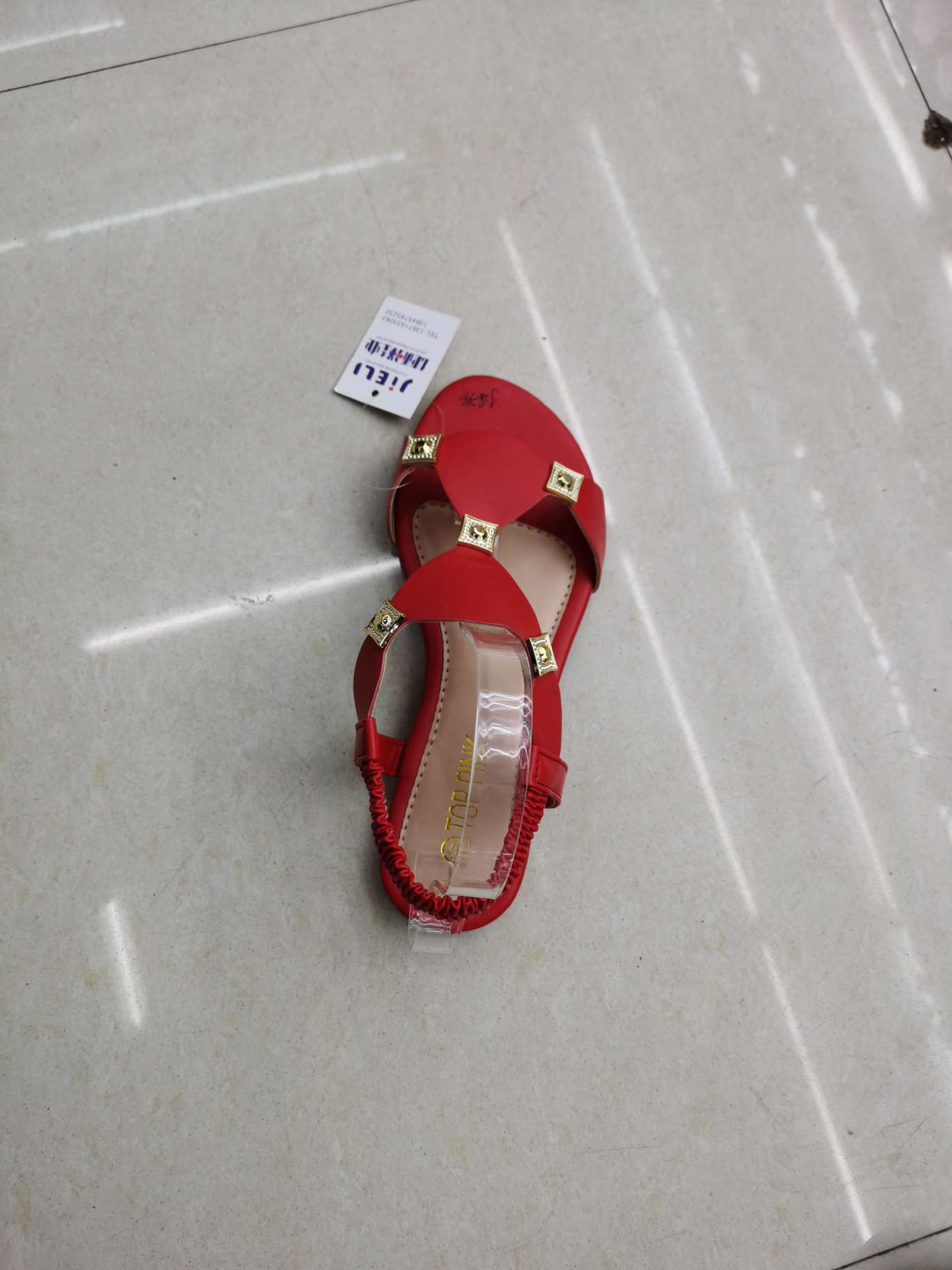 Big Red Sandals For Women details Picture