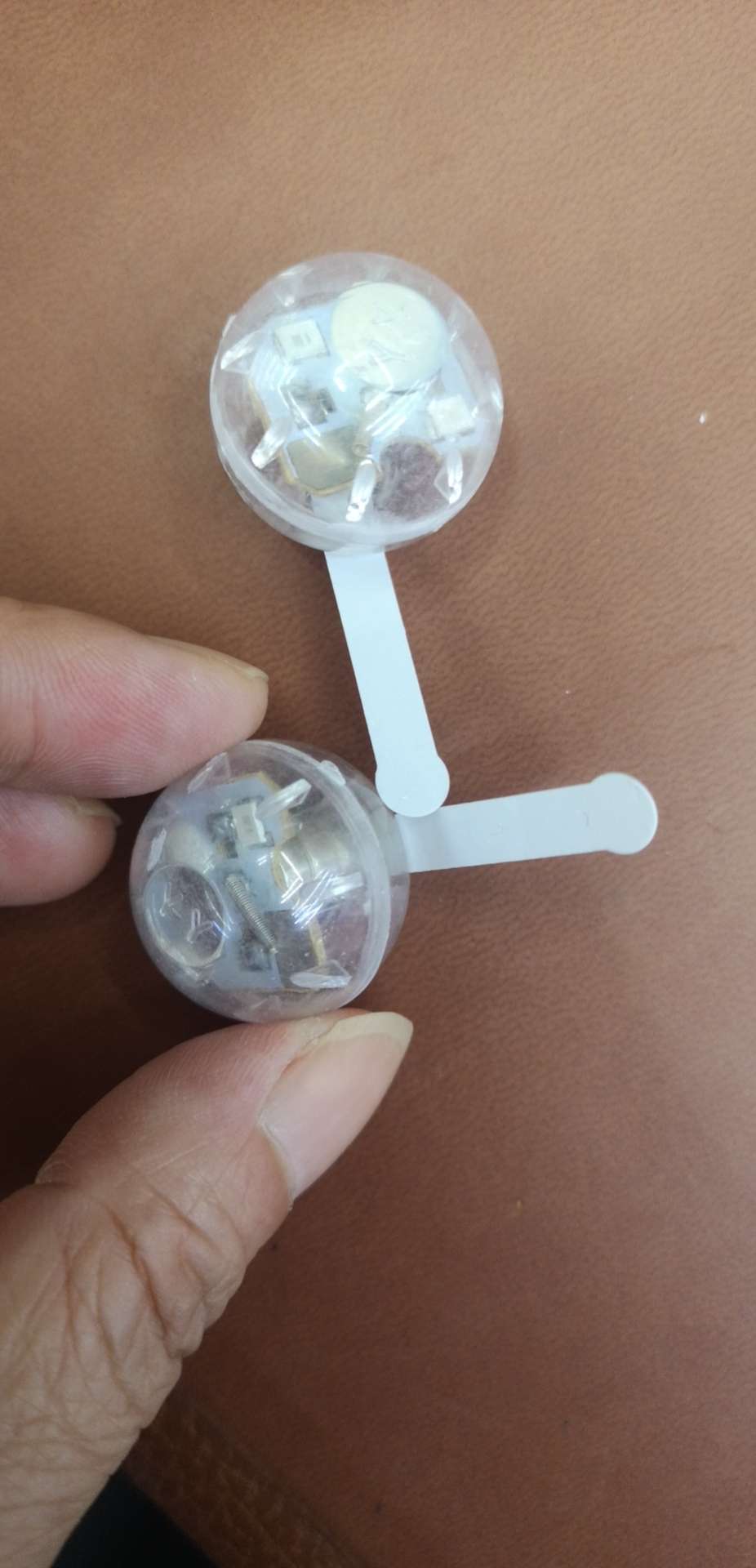 振动发光球 电子发光配件细节图