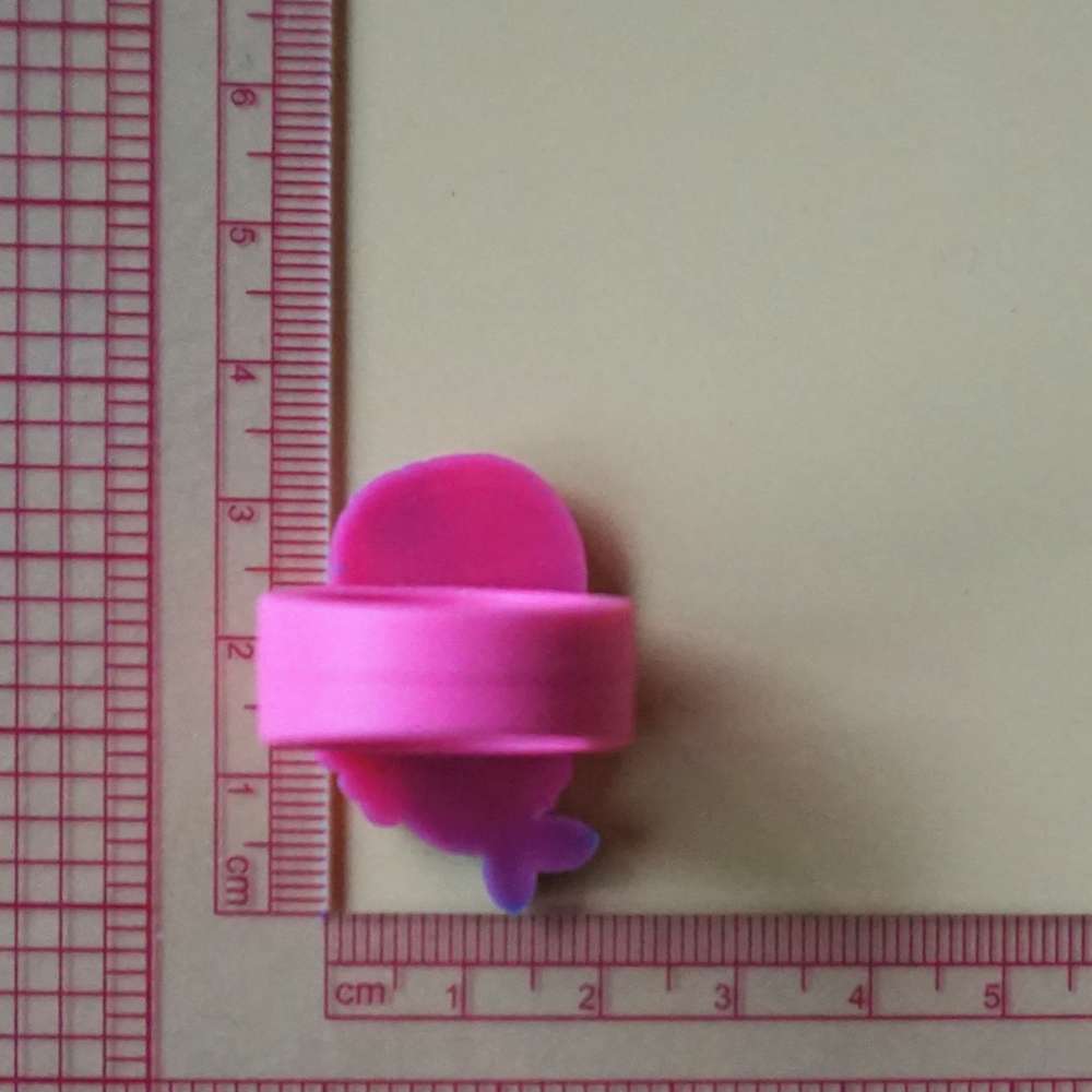 Mermaid cartoon PVC soft rubber ring for children Item Picture