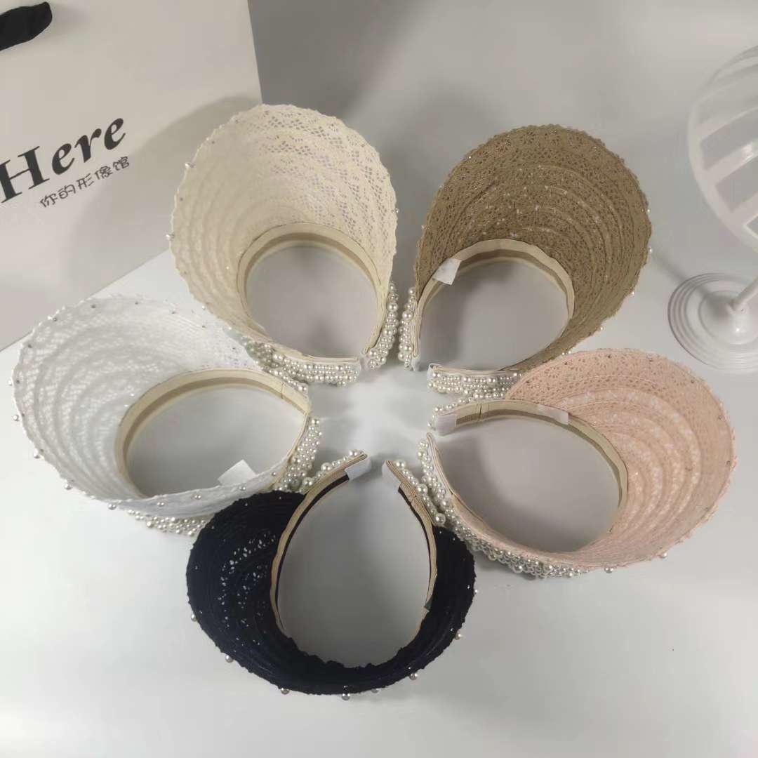 Korean-style lace pearl hairpin cap Application Scenario