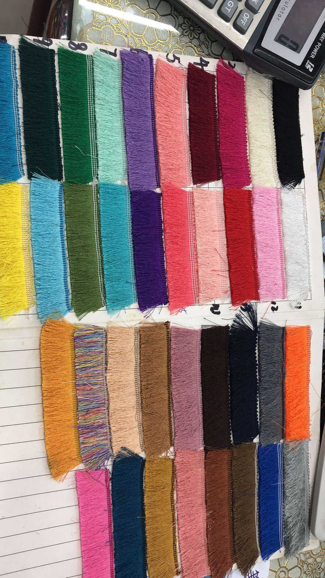 4 Cm Row Thread Thread Fringe Hanging Clothing Headwear Earrings Arts And Crafts Accessories Accessories Box And Bag Stationery Day Embroidery Line Vertical Line In Stock Item Picture