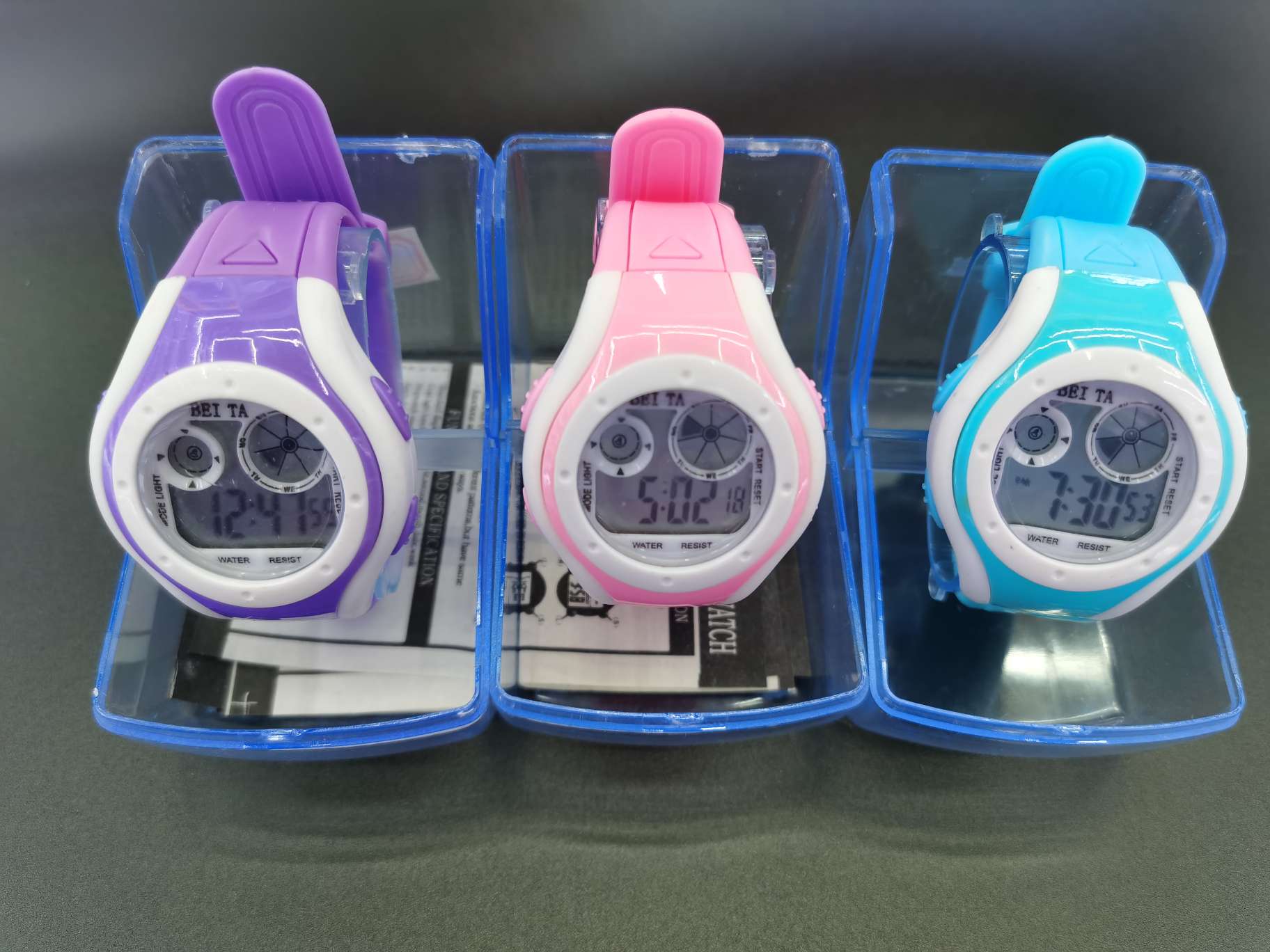 直销电子表，学生手表，礼品表，七彩灯手表，女孩表。小孩手表详情图6