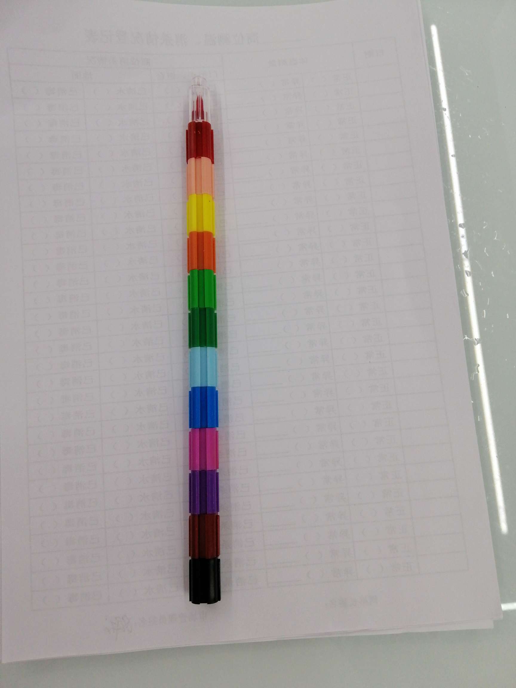 12 crayons, 5 Pv bags full figure