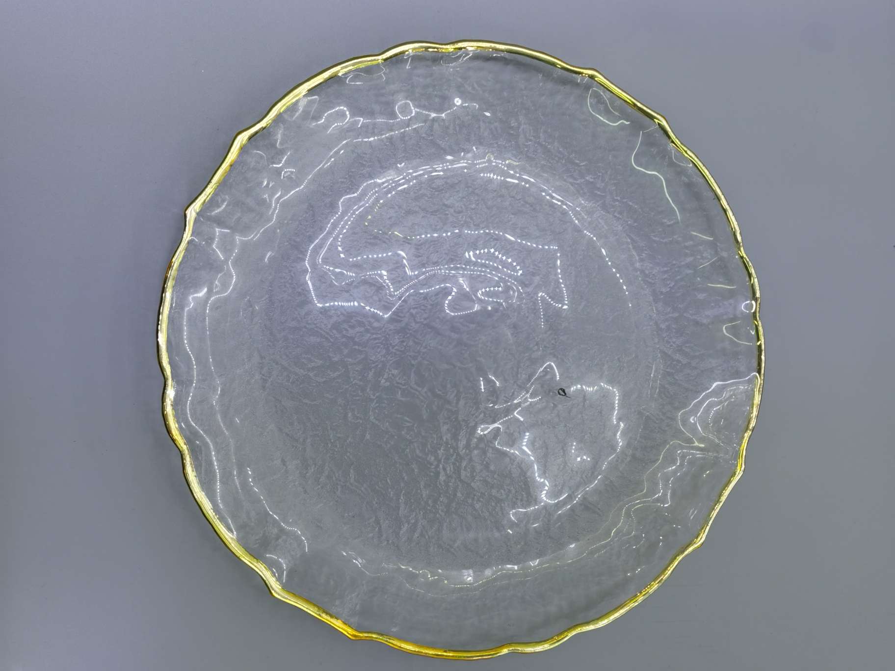 Wedding Plate Tray Tray Glass Plate Personality Decoration Living Room Decoration Opening Soft Decoration Home Luxury Fashion Creative Home Decoration Dazzling 010