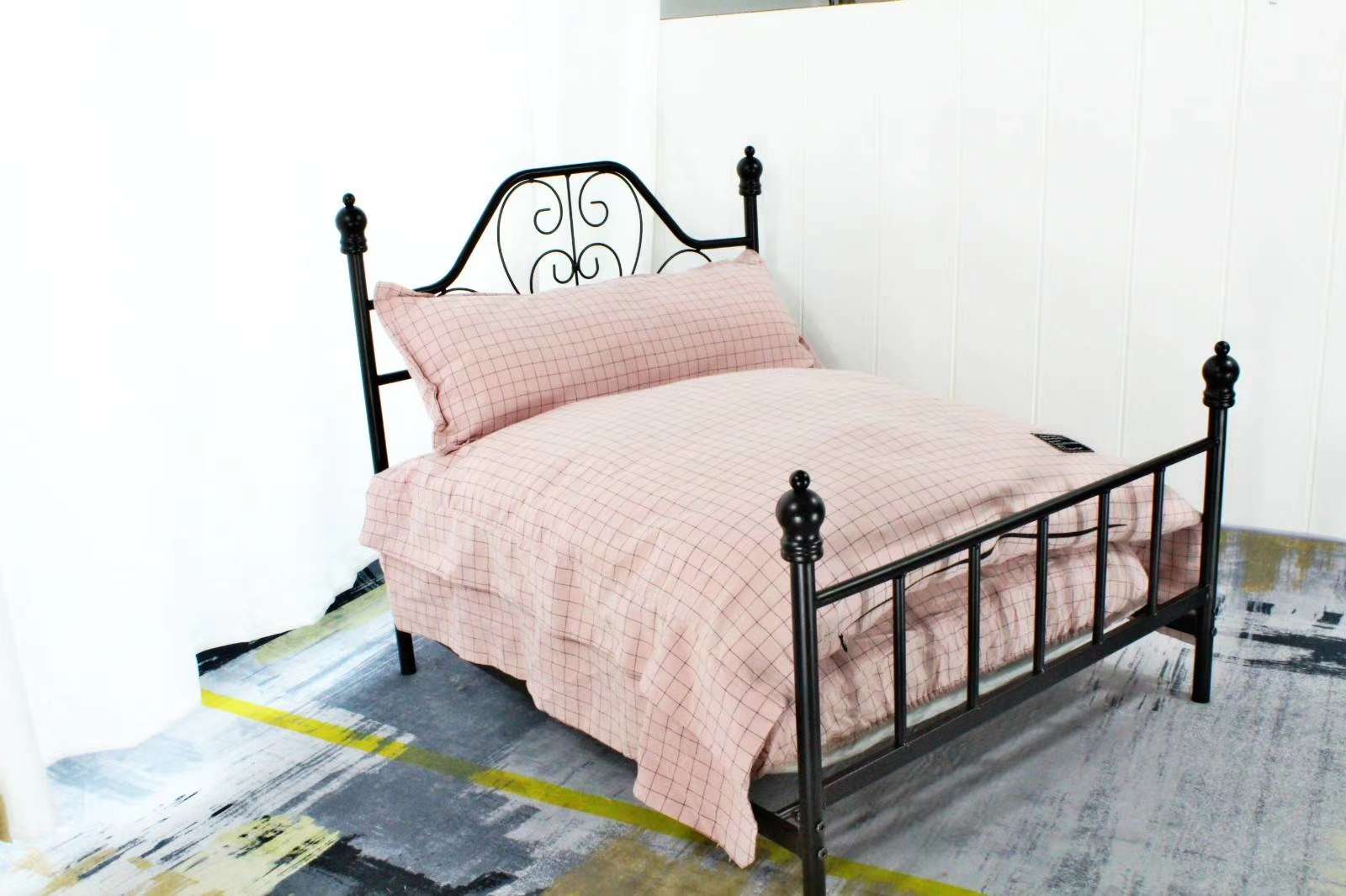爆款宠物床系列铁艺宠物床架+纯棉床品四件套床品垫子全可拆洗现预订中，需要老板们联系啦详情图8