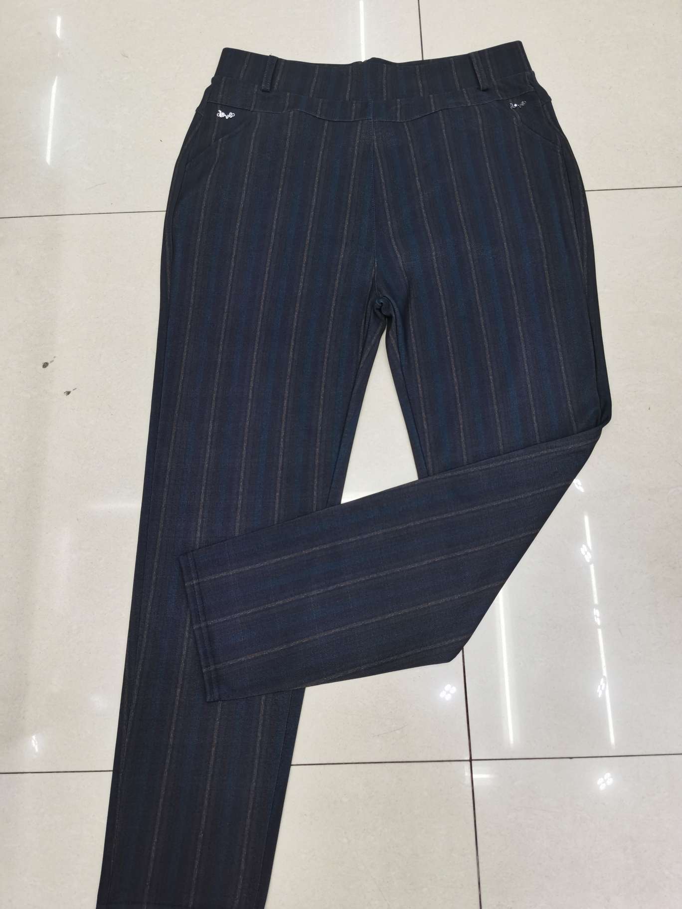 Tensilk Linen Paper Printed Leggings Specification drawing