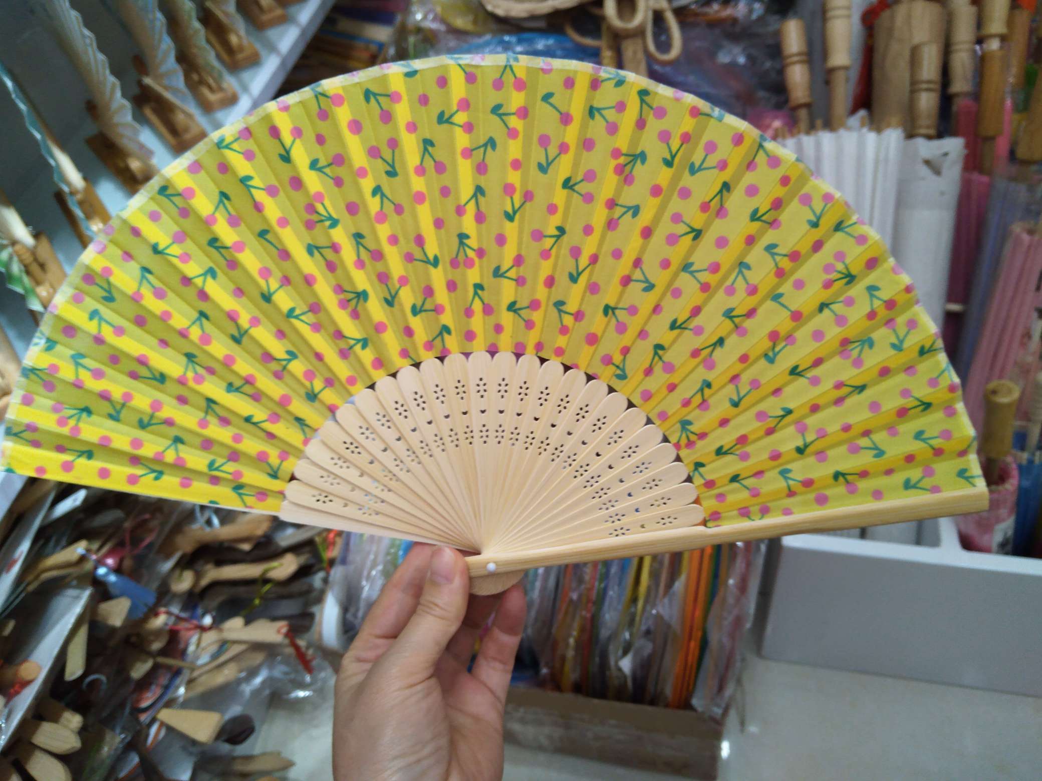 国潮风女士夏季折叠扇 纸质扇子 扇子轻便携带 风扇清凉一夏