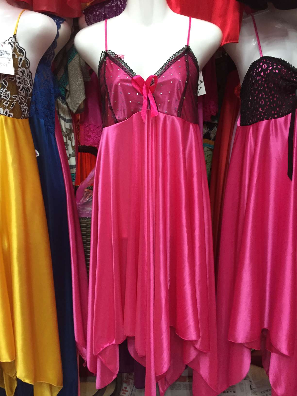 Ice Silk Nightdress Big
Dimension