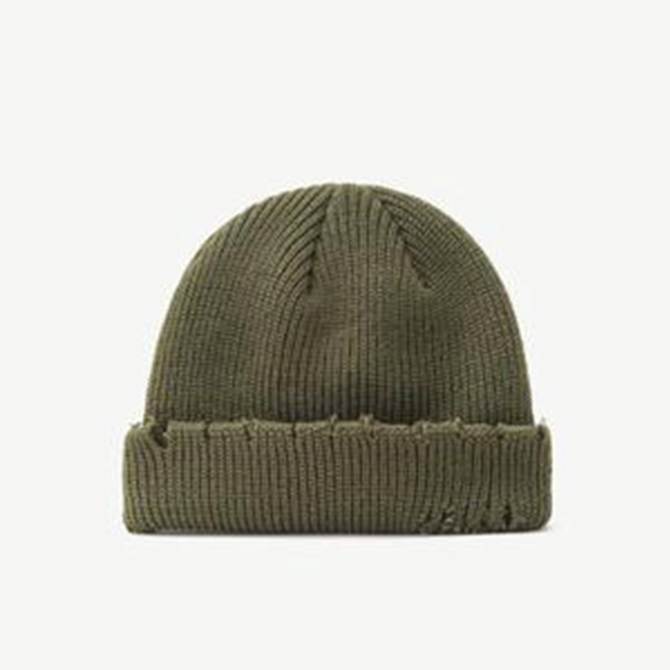 Broken Knitted Woolen Hat Children's Autumn Winter Yuppie Skin Hat Landlord Hat Korean Version Of All Fashionable Men Winter Cold Hat undefined